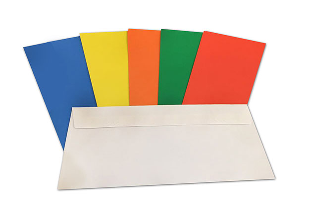 Colored envelopes